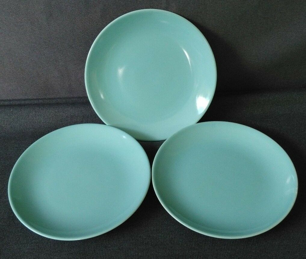 Vintage Steubenville Pottery Co. Fairlane Bread And Butter Plate 6 1/4" Set Of 3
